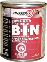 Zinsser Z00918 Primer, Flat, White, 473 mL